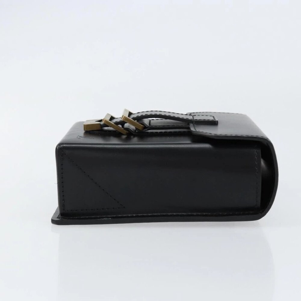 LOUIS VUITTON Pister Shoulder Bag Leather Black M92222 LV Auth bs31308 - Picture 4 of 14